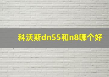 科沃斯dn55和n8哪个好