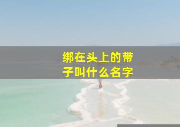 绑在头上的带子叫什么名字