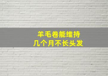 羊毛卷能维持几个月不长头发