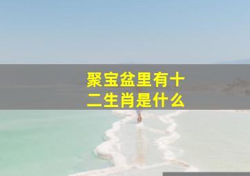 聚宝盆里有十二生肖是什么