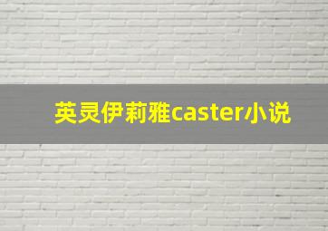 英灵伊莉雅caster小说