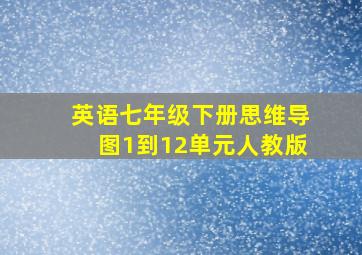 英语七年级下册思维导图1到12单元人教版