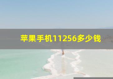 苹果手机11256多少钱