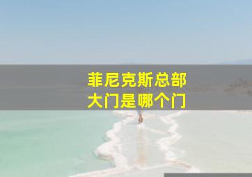 菲尼克斯总部大门是哪个门