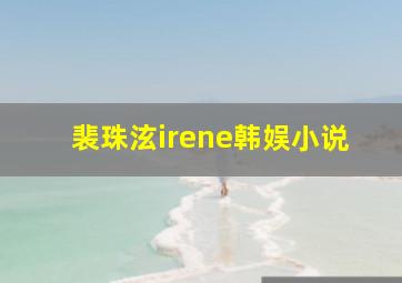 裴珠泫irene韩娱小说