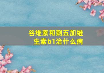 谷维素和刺五加维生素b1治什么病