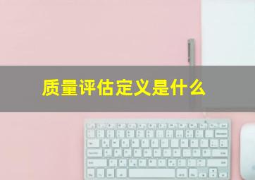 质量评估定义是什么