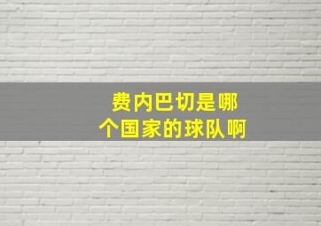 费内巴切是哪个国家的球队啊