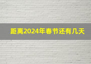 距离2024年春节还有几天