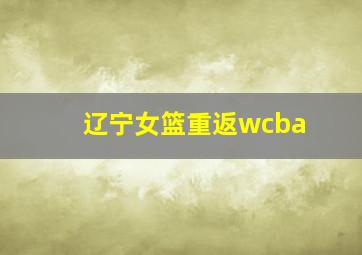 辽宁女篮重返wcba