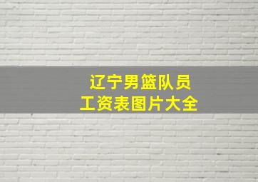 辽宁男篮队员工资表图片大全