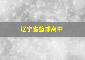 辽宁省篮球高中