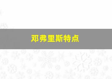 邓弗里斯特点