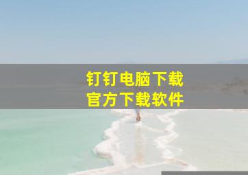 钉钉电脑下载官方下载软件