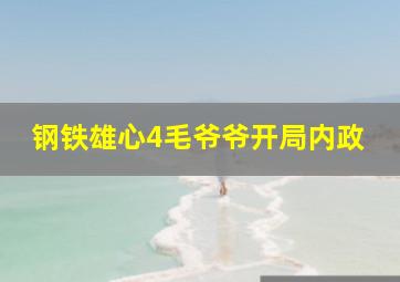 钢铁雄心4毛爷爷开局内政