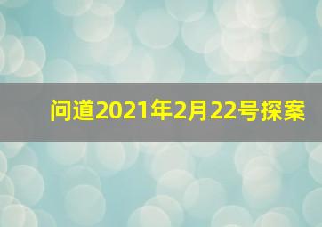 问道2021年2月22号探案