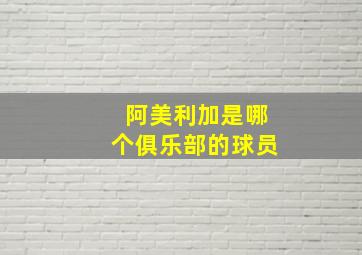 阿美利加是哪个俱乐部的球员