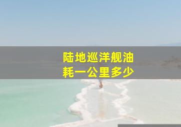 陆地巡洋舰油耗一公里多少