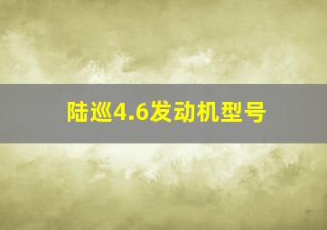 陆巡4.6发动机型号