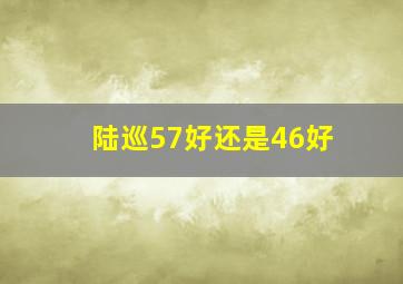 陆巡57好还是46好