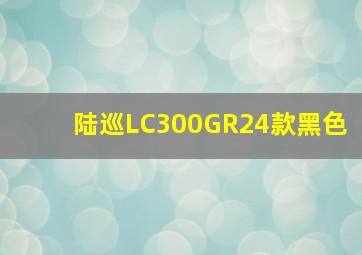 陆巡LC300GR24款黑色