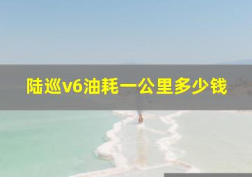 陆巡v6油耗一公里多少钱