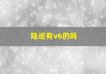 陆巡有v6的吗