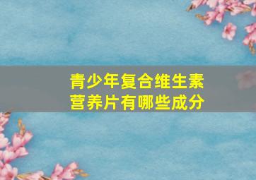 青少年复合维生素营养片有哪些成分