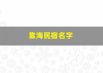 靠海民宿名字