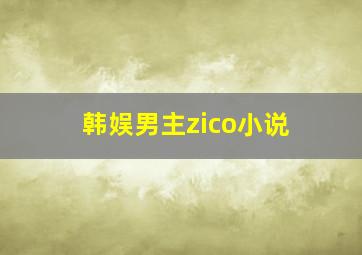 韩娱男主zico小说