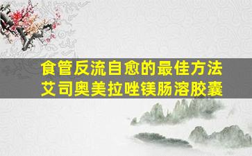 食管反流自愈的最佳方法艾司奥美拉唑镁肠溶胶囊