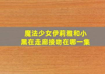 魔法少女伊莉雅和小黑在走廊接吻在哪一集